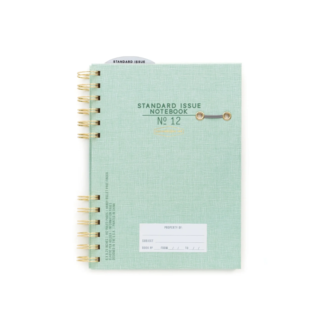 Standard Issue Notebook No.12 - Green DesignWorks Ink