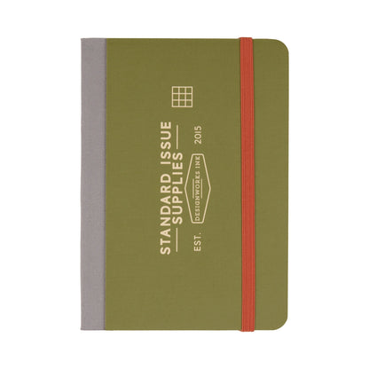 Standard Issue Pocket Journal - Army Green + Chili