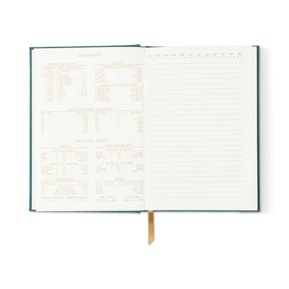 Hard Cover Suede Cloth Journal With Pocket - Linear Boxes DesignWorks Ink