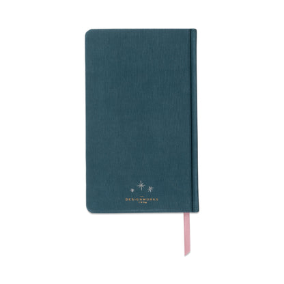Cloth Journal - Teal Moon