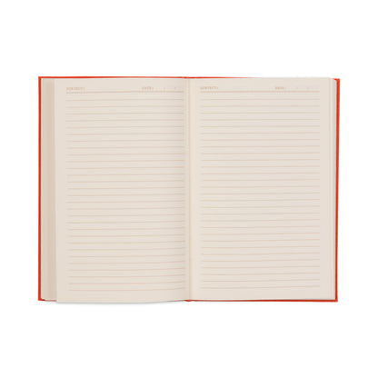 Here’s a rewritten version of the sentence using the given product data: The Reasons Why I Would Rather Be A Cat Journal features an elegant rich red bookcloth cover and opens to reveal lined pages with sections for Subject and Date at the top of each page. Its timeless, vintage-inspired lay-flat binding makes it easy to write across both pages, inviting cat lovers to fill its pristine, unwritten sheets with their feline musings.