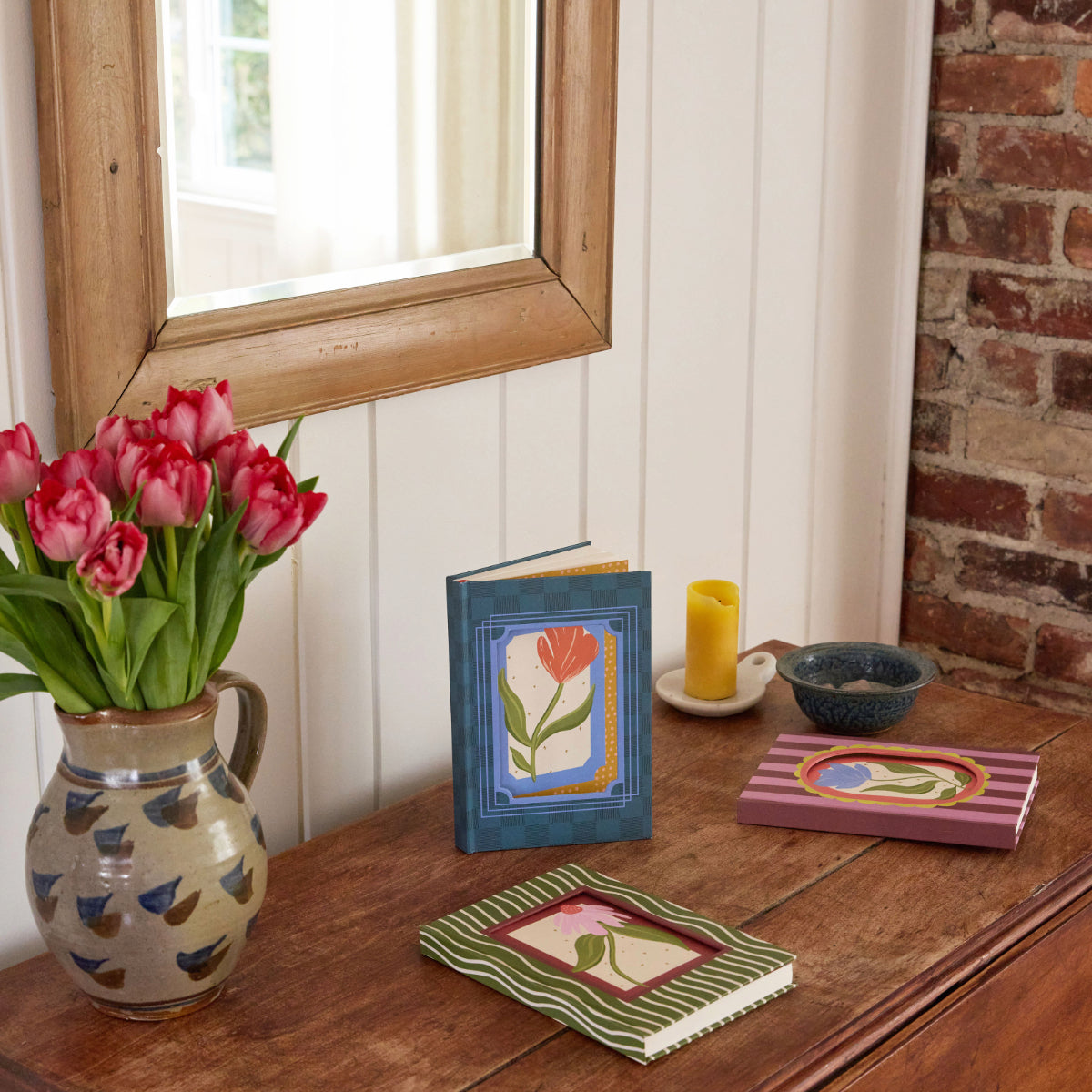 Framed Floral Journal - Magnolia Designworks Ink