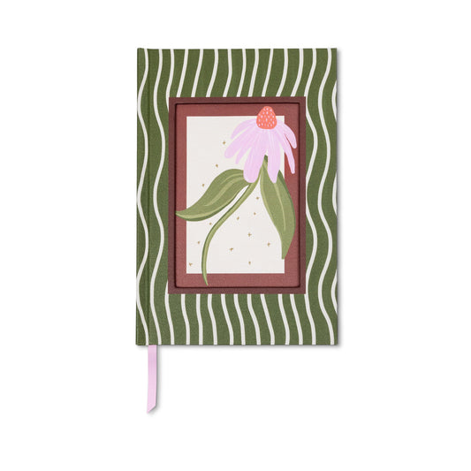 Framed Floral Journal - Coneflower Designworks Ink