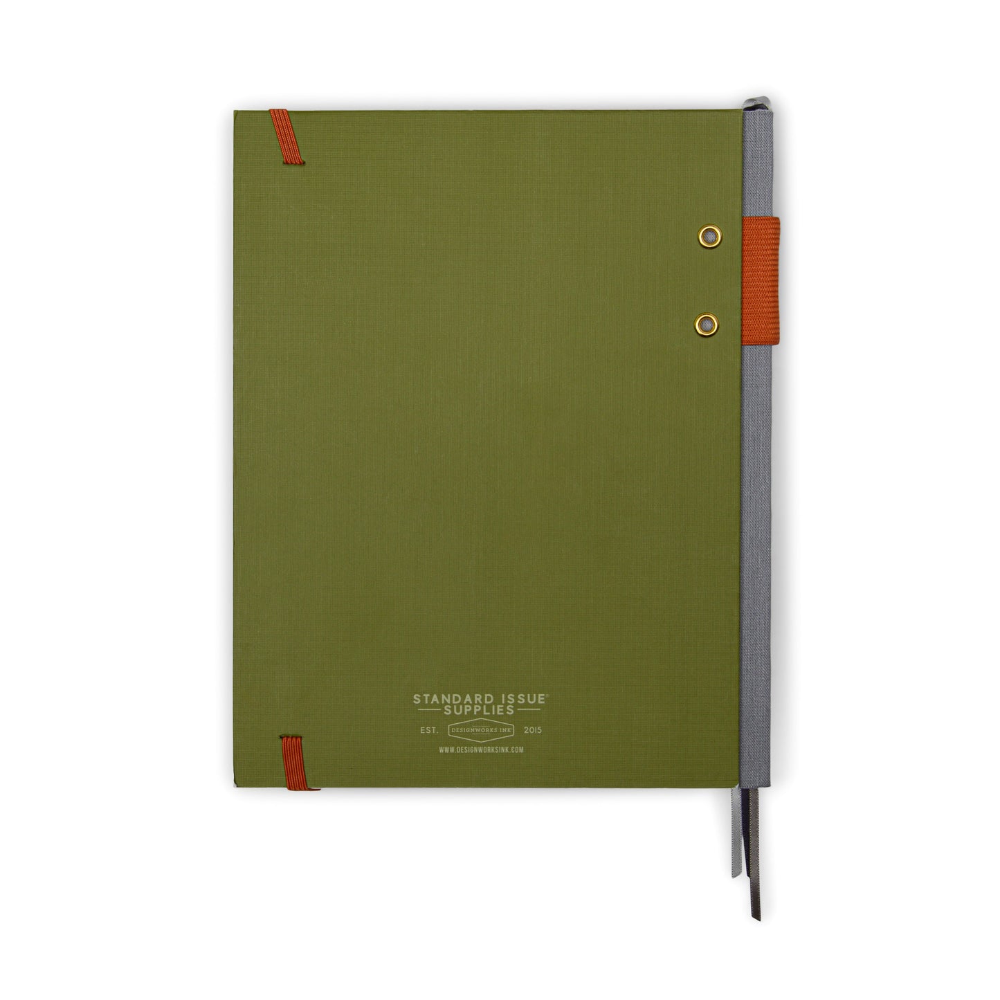 Standard Issue Planner Notebook No. 03 - Army Green + Chili