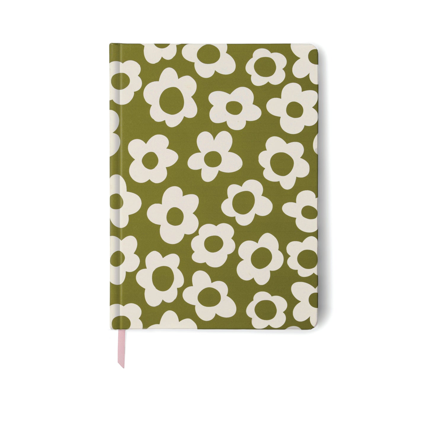 Soft Touch Jumbo Journal - Green Groovy Floral