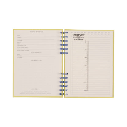 Standard Issue Planner Notebook No. 12 - Cobalt + Citron