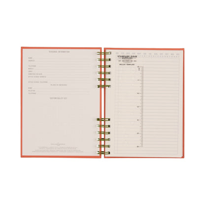 Standard Issue Planner Notebook No. 12 - Army Green + Chili