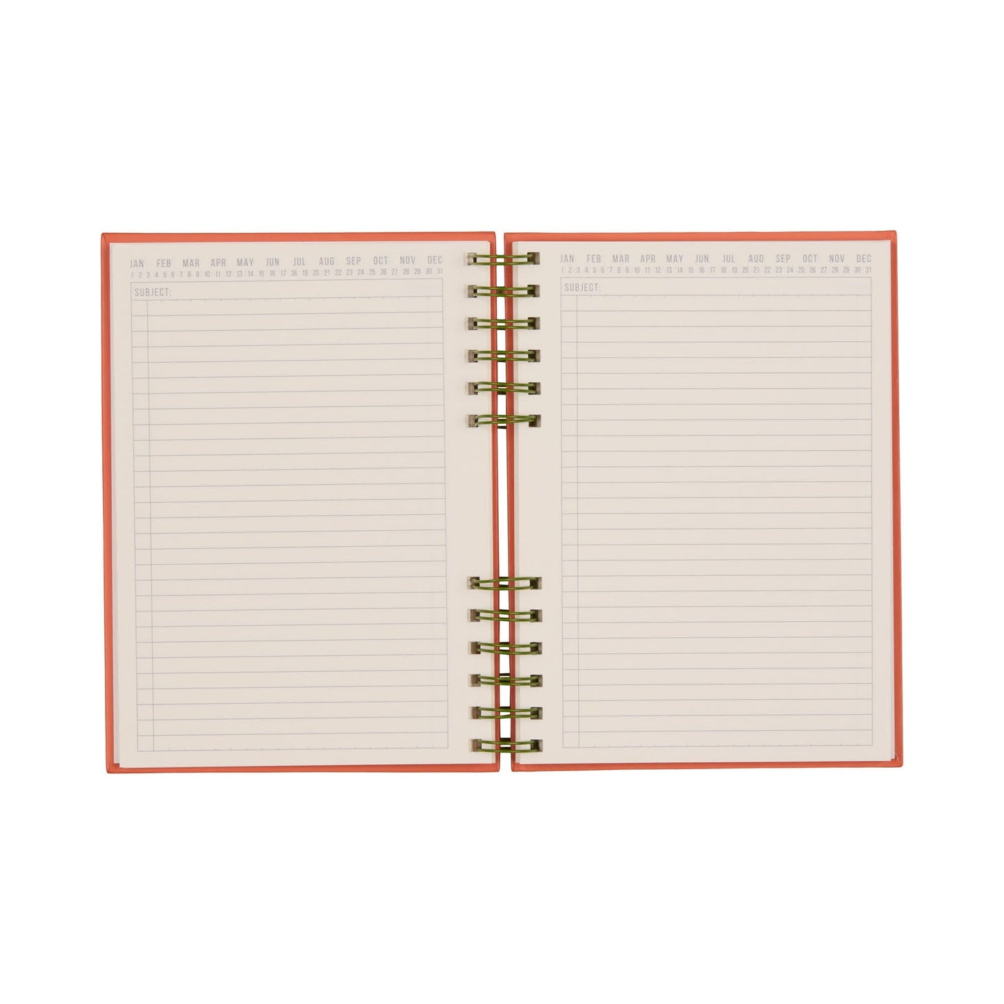 Standard Issue Planner Notebook No. 12 - Army Green + Chili