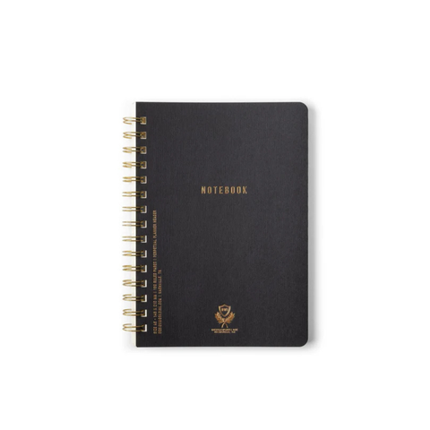 keizo*design works  
MOKU カウンター CB缶ツーバーナー対応 Textured Paper Twin Wire Notebook - Small Ebony Ð Flex Spiral
