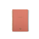 Textured Paper Twin Wire Notebook - Small Terracotta DesignWorks Ink