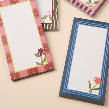 Framed Floral List Pad - Poppy Designworks Ink
