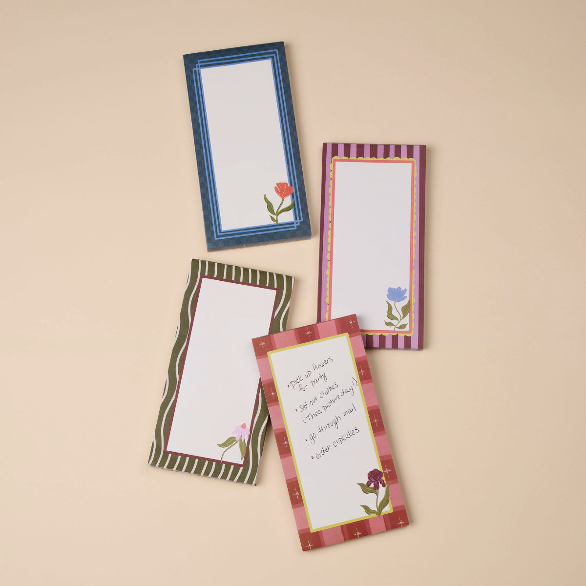 Framed Floral List Pad - Magnolia Designworks Ink