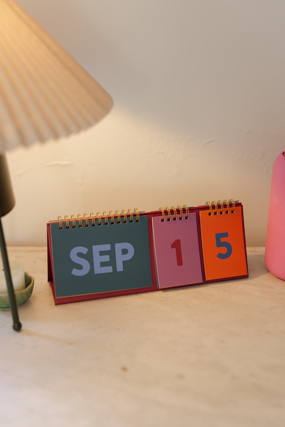 Perpetual Desk Calendar - Colorblock DesignWorks Ink