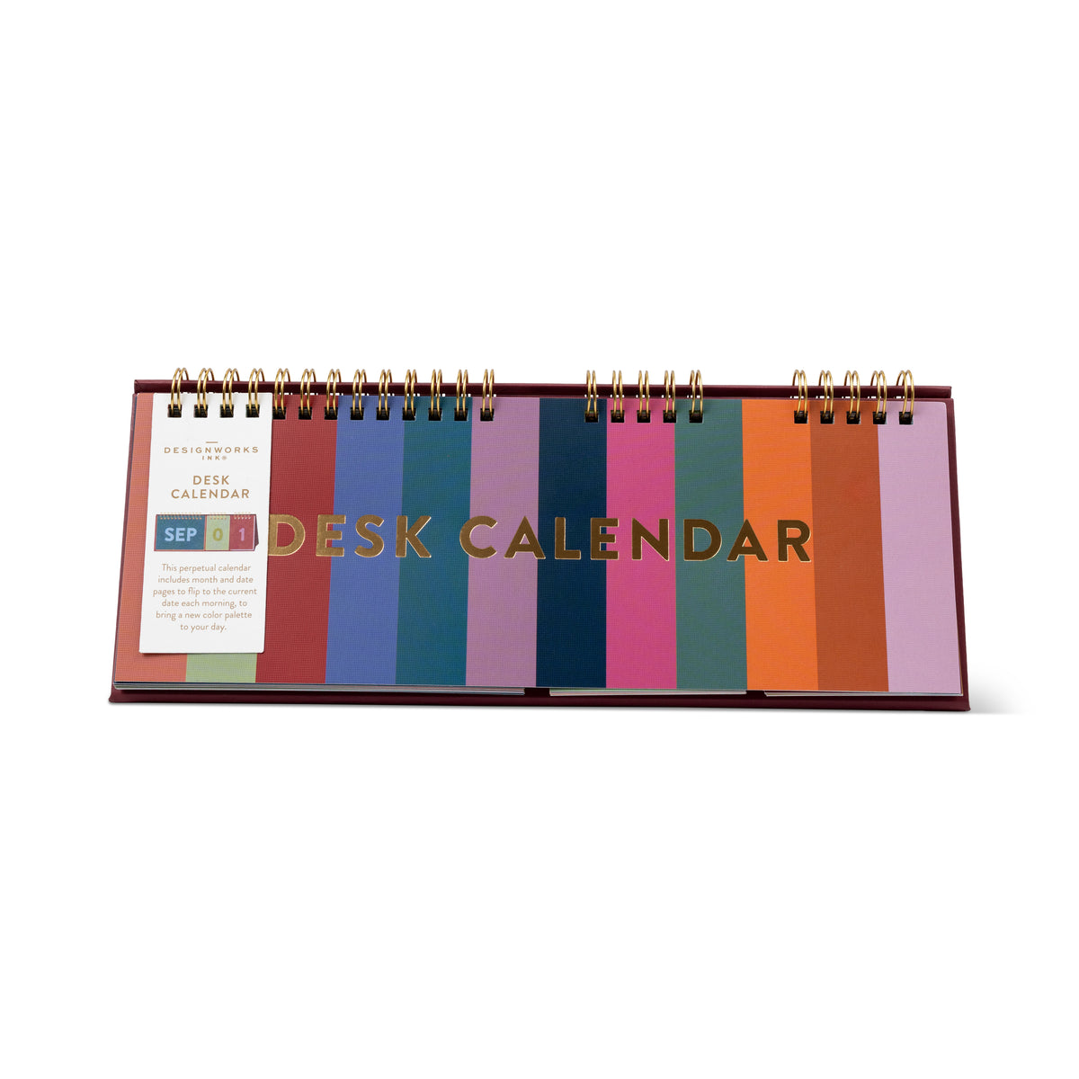 Perpetual Desk Calendar - Colorblock DesignWorks Ink