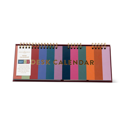 Perpetual Desk Calendar - Colorblock DesignWorks Ink