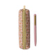 Pen & Pouch Set - Pink Vintage Floral Designworks Ink