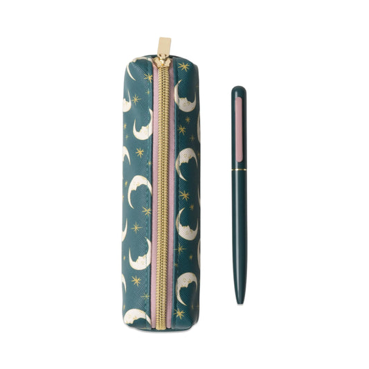Pen & Pouch Set - Teal Moon Designworks Ink