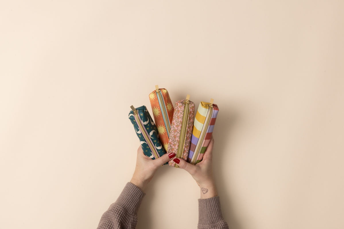 Pen & Pouch Set - Terracotta Sun