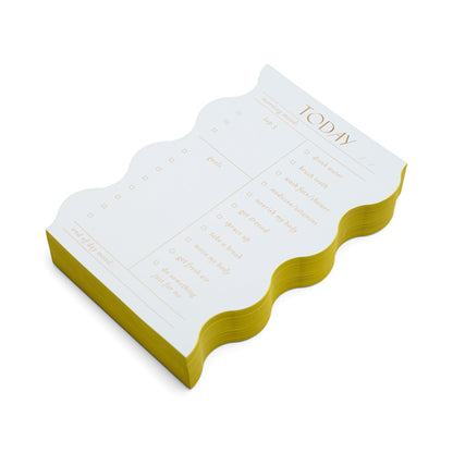 Wavy Daily Notepad - Cloud