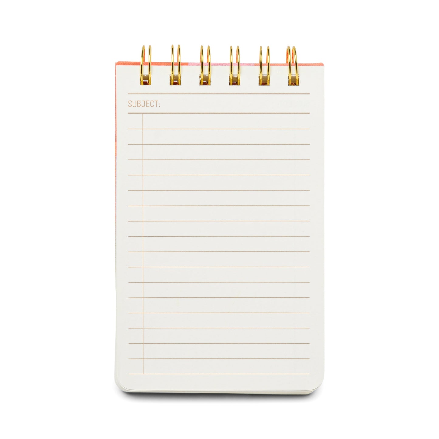 Twin Wire Notepad - Rainbow Check