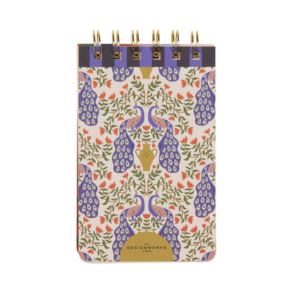 A Dopo Peacock Twin Wire Notepad