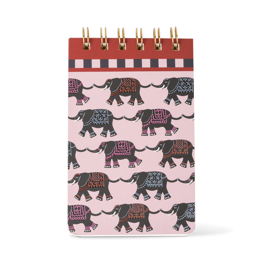 A Dopo Elephant Twin Wire Notepad