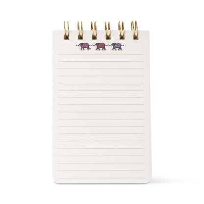 A Dopo Elephant Twin Wire Notepad