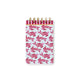 The A Dopo Fish Twin Wire Notepad is a compact notepad adorned with a pink and red koi fish pattern on a white background, crafted from acid-free paper for durable notes and an enhanced eco-friendly stationery experience.