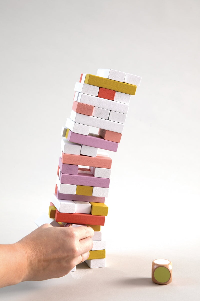 Tumbling Tower Game - Color Pop