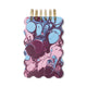 Marble Wavy Notepad - Burgundy Sky Designworks Ink