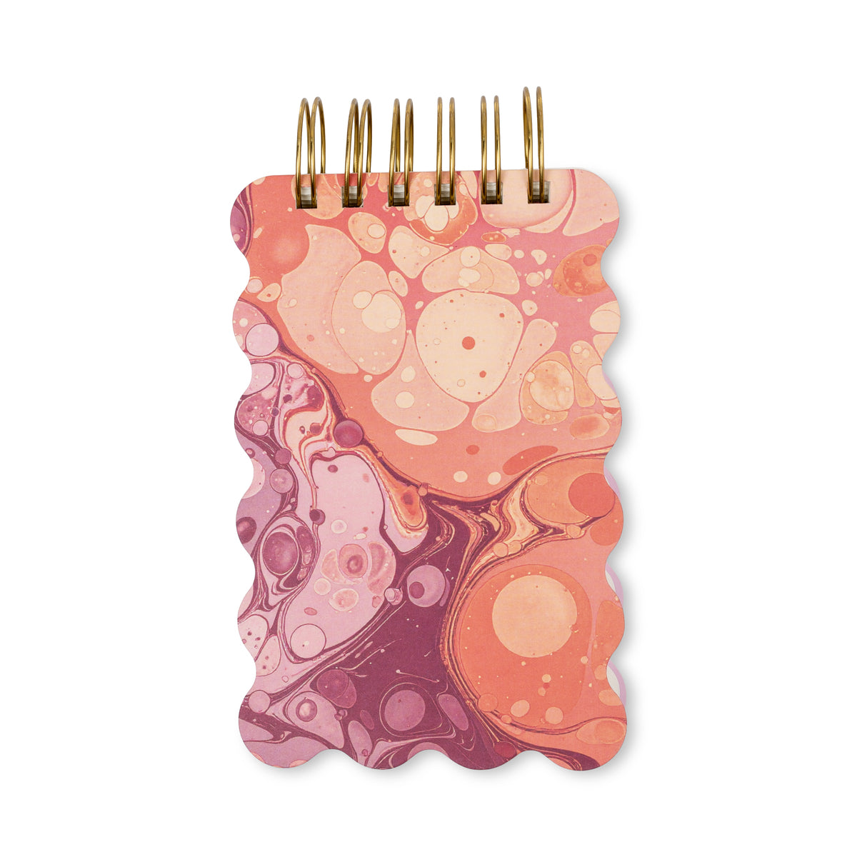 Marble Wavy Notepad - Cherry Peach Designworks Ink