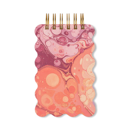 Marble Wavy Notepad - Cherry Peach Designworks Ink