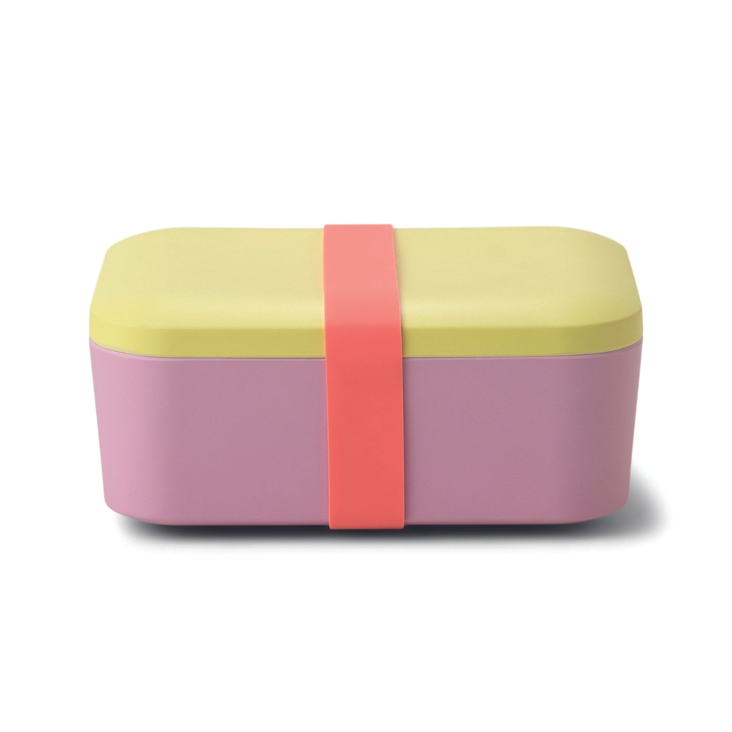 Melamine Lunch Box - Citron/Coral/Pink
