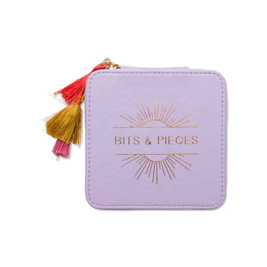 Lavender Jewelry Case - "Bits & Pieces"