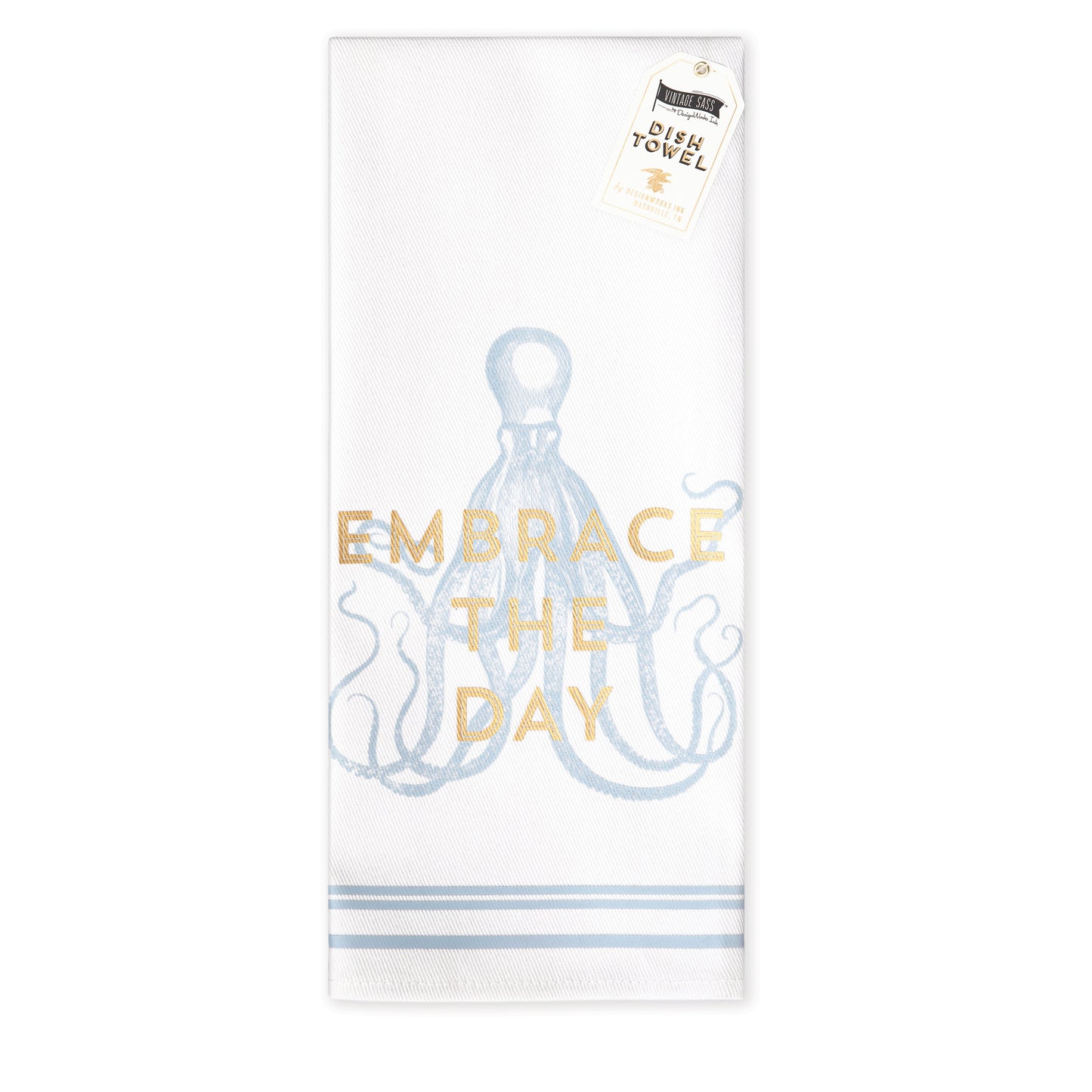 Vintage Sass Dish Towel - Embrace The Day