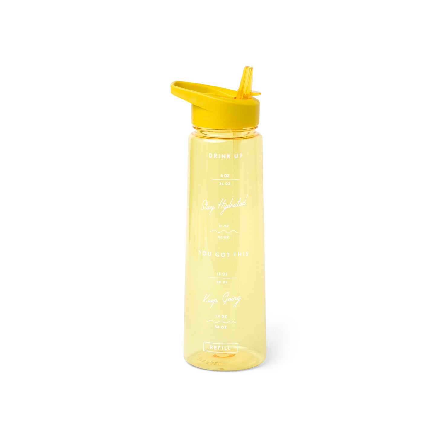 Wellness Waterbottle with Tracker 30 fl oz. - Chartreuse