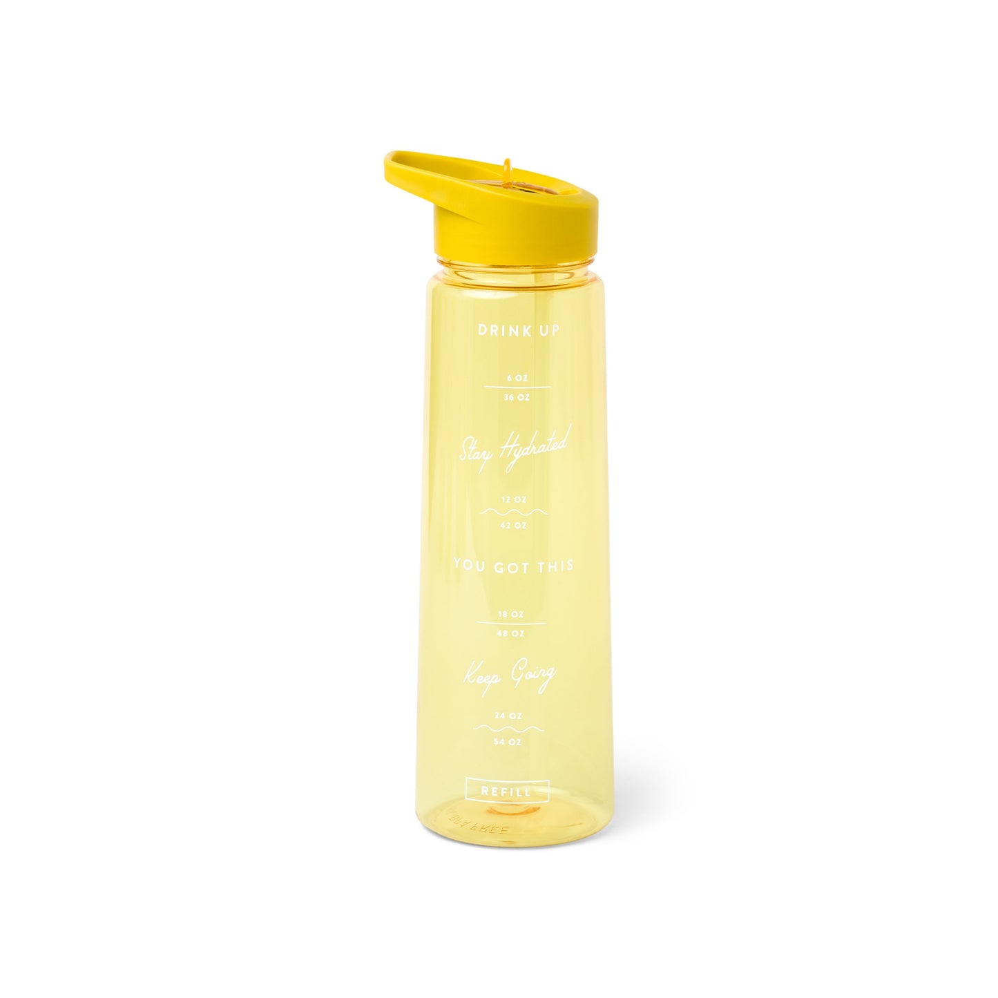 Wellness Waterbottle with Tracker 30 fl oz. - Chartreuse