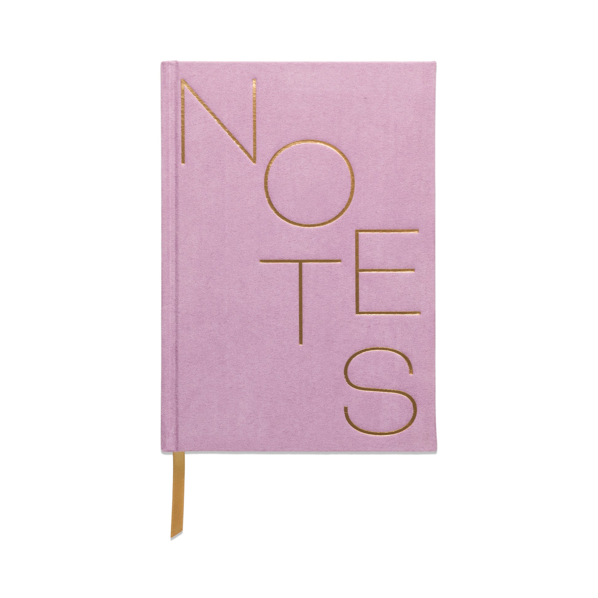 Hard Cover Suede Cloth Journal With Pocket - Notes