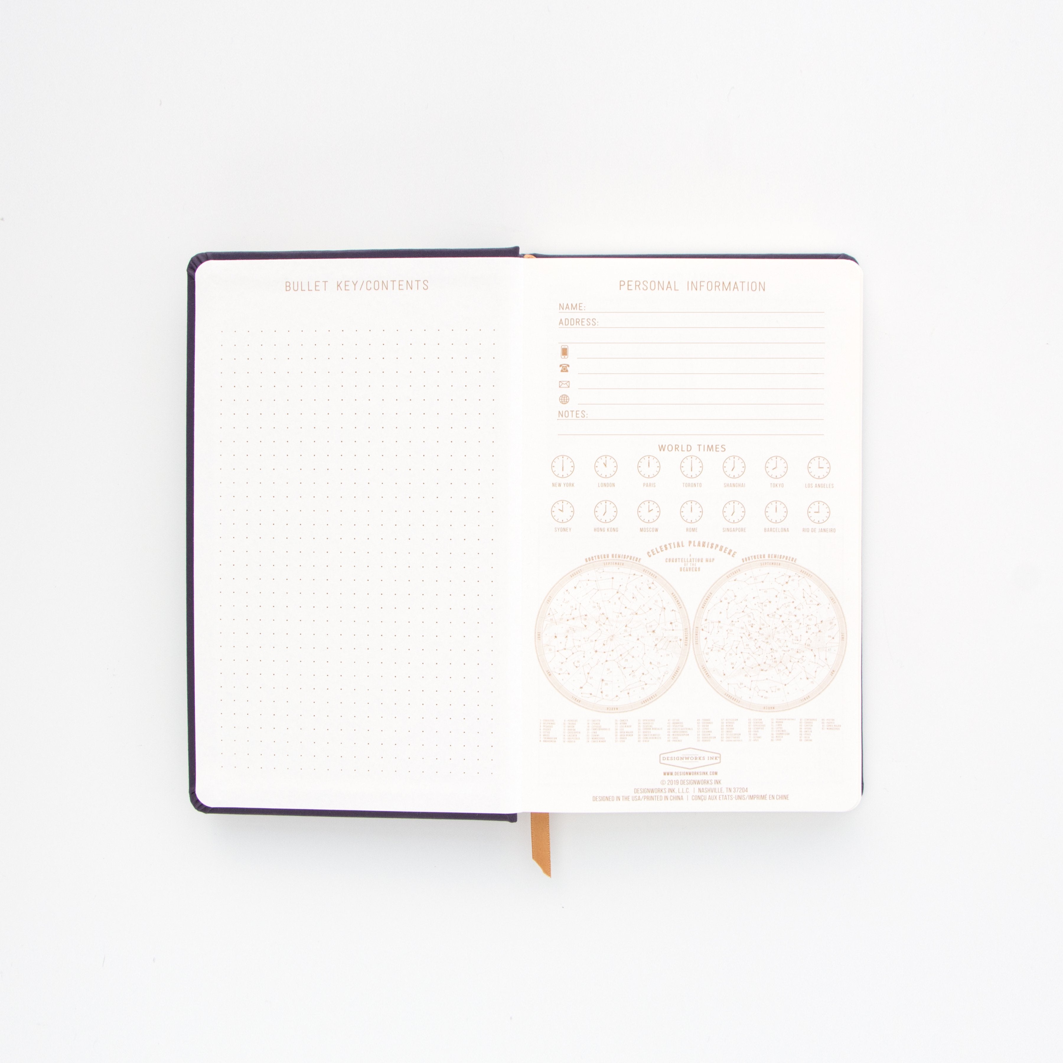 Cloth Journal - Moon Phases – DesignWorks Ink