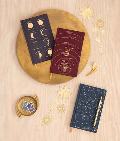 Cloth Journal - Moon Phases