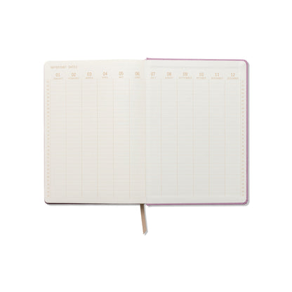 Suede Jumbo Journal - Affirmations