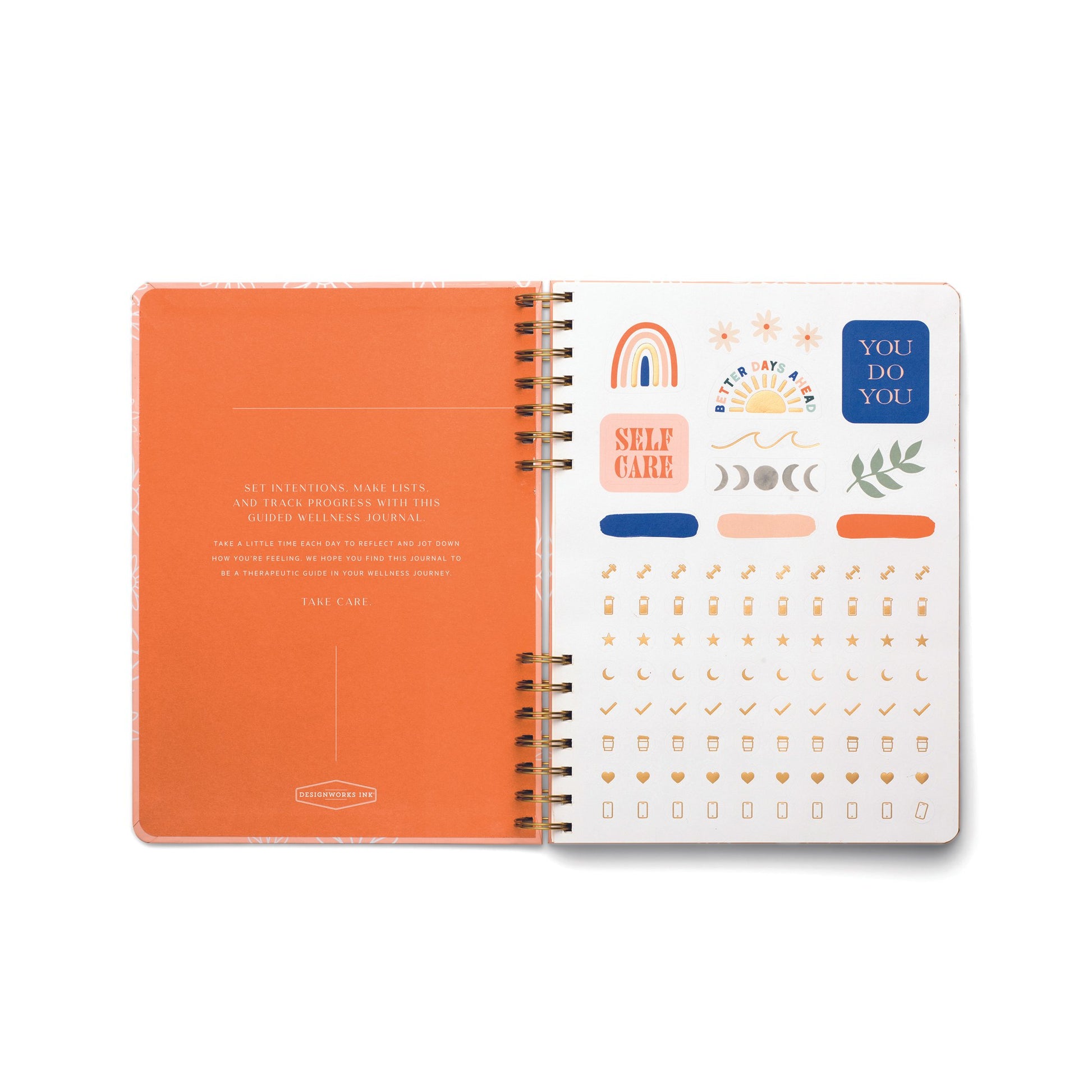 Designworks Ink Come As You Are Guided Wellness Journal