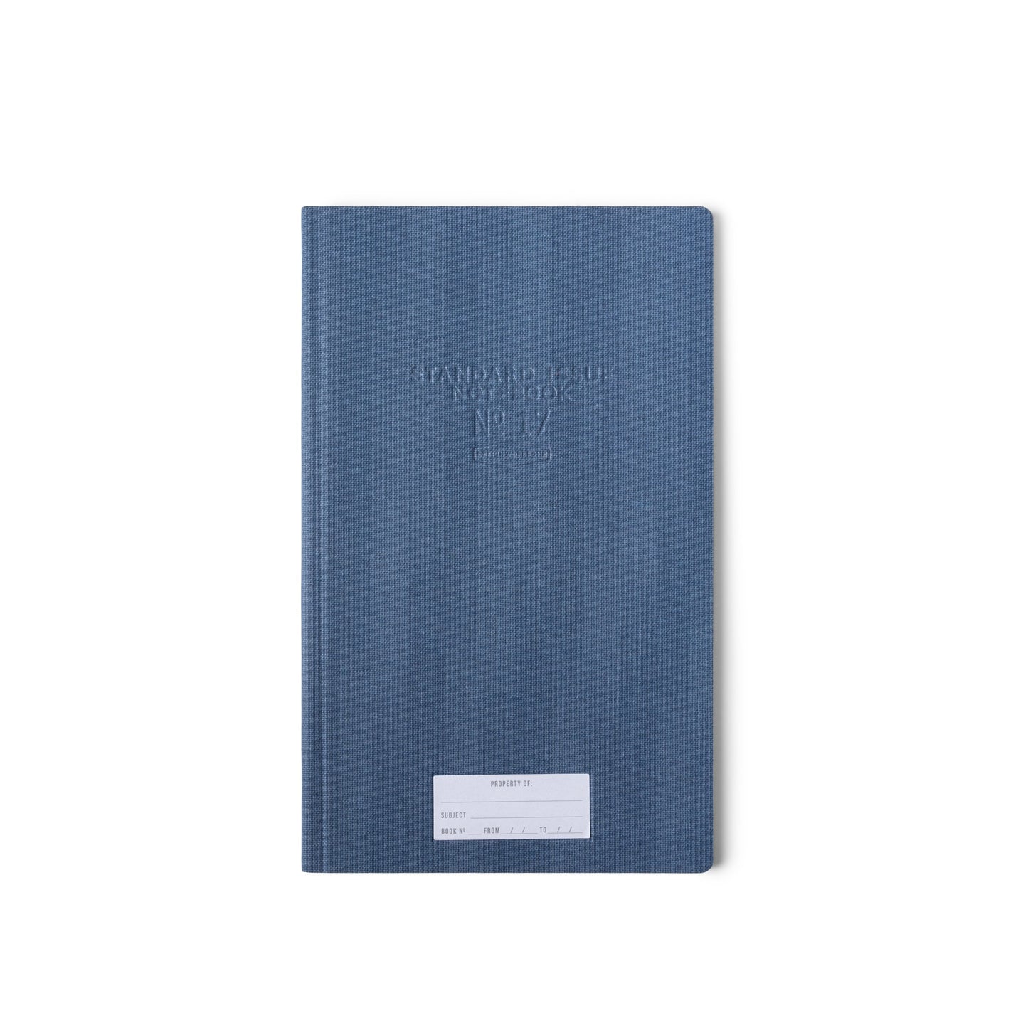 Standard Issue Tall Notebook No.17 - Blue