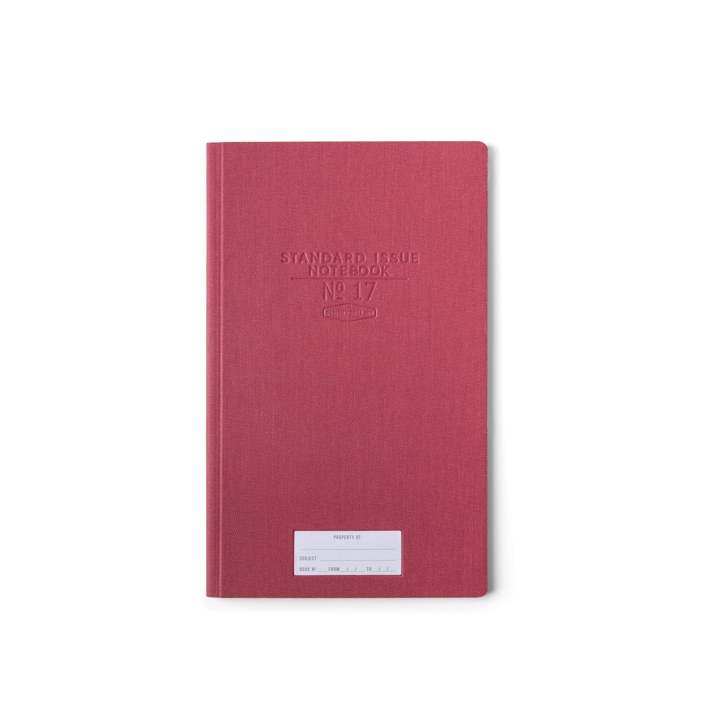 Standard Issue Tall Notebook No.17 - Burgundy