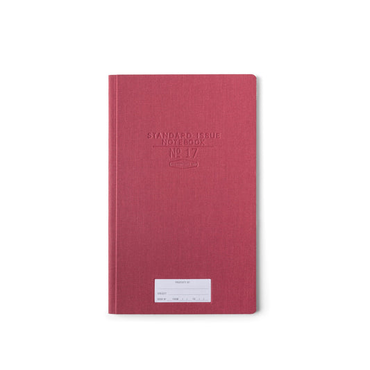 Standard Issue Tall Notebook No.17 - Burgundy