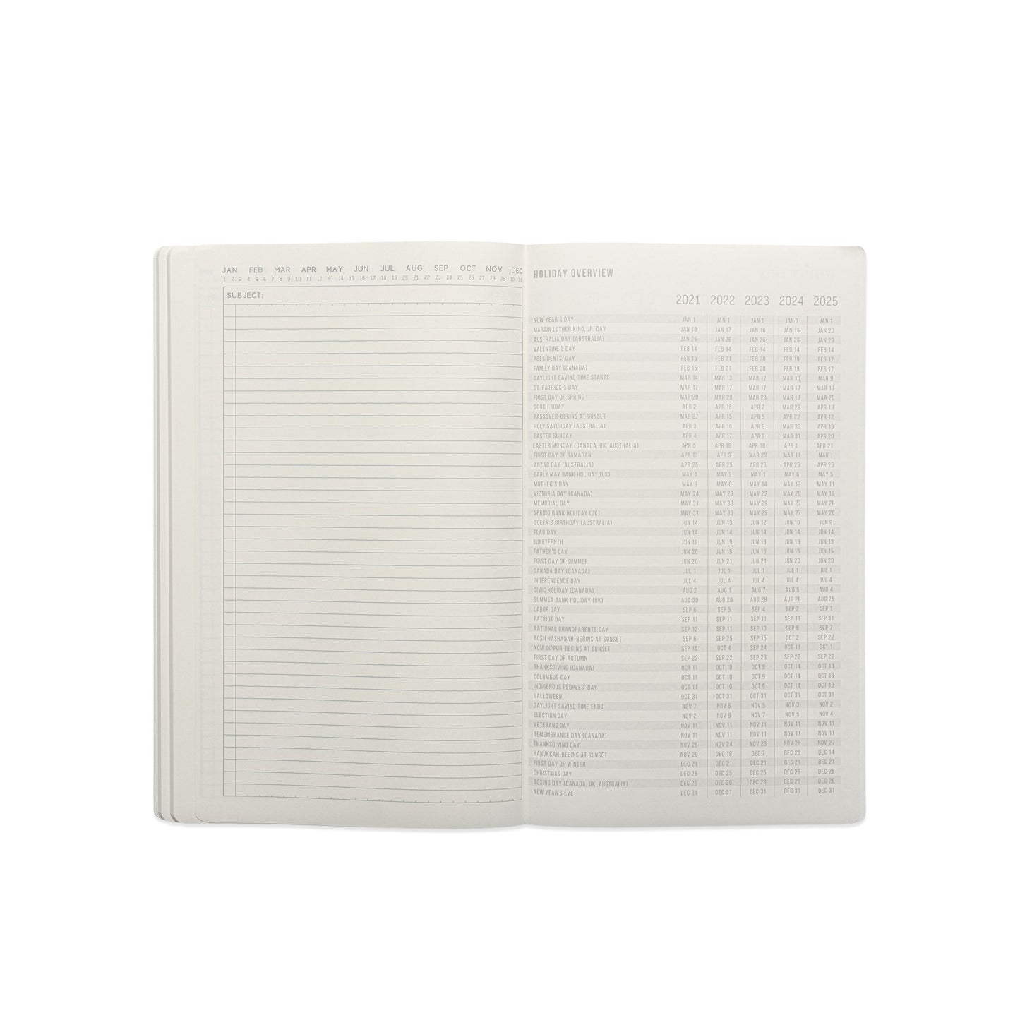 Standard Issue Tall Notebook No.17 - Ochre