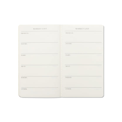 Set of 3 Single Flex Undated Planners - Kitchen (Meal Planner, Market List, Recipe Ideas)