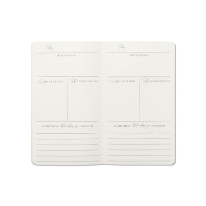 Set of 3 Single Flex Undated Planners - Wellness (Reflections, Goals, Gratitude)