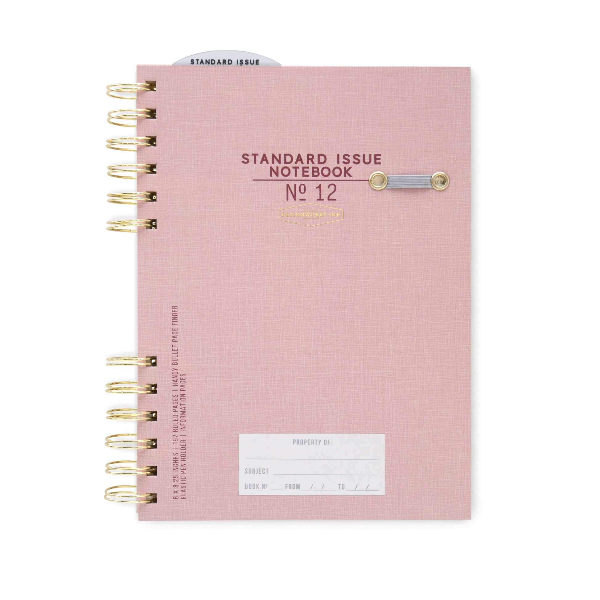 Simple Minimalist Color Dusty Pink Notebook Journal 300 pages 6x9