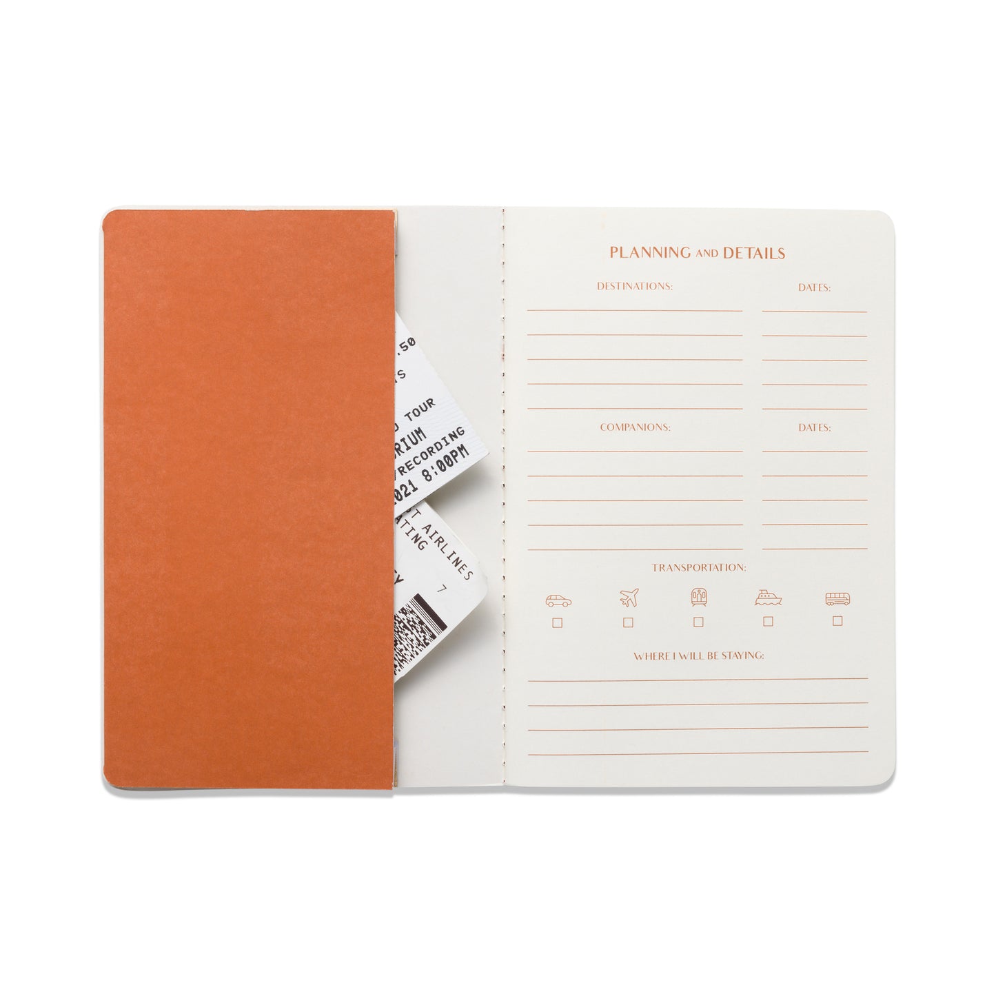 Travel Notebook Set - Anderson Design - notebook interior